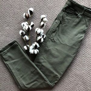 H&M Olive Green Skinny Jeans